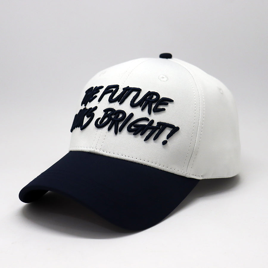 Future Looks Bright Dual Tone Navy and White Snapback Hat