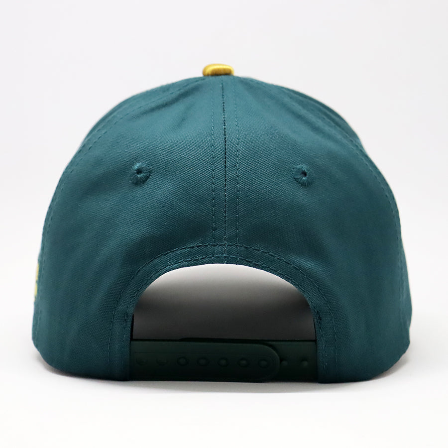 Future Looks Bright Boss Lady Hunter Green and Gold Snapback