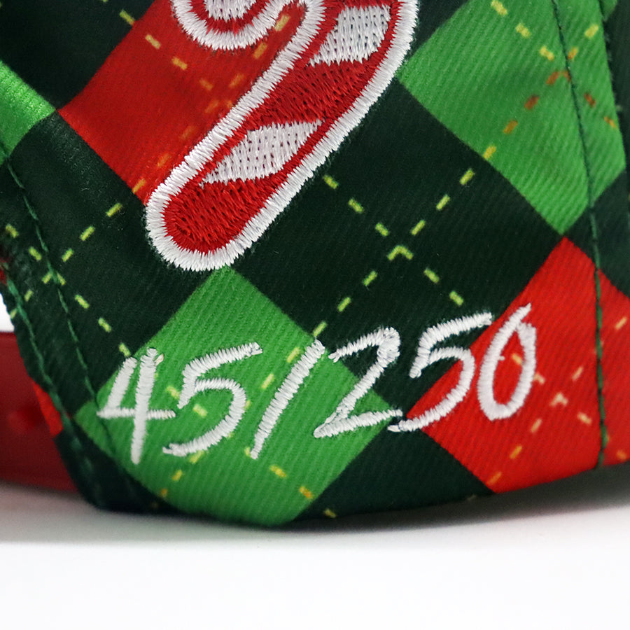 Future Looks Bright Christmas Argyle Lion Shield Snapback Hat