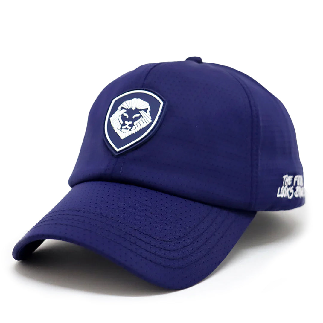 VT Shield Future Looks Bright Navy Velcro Performance Perforated Hat