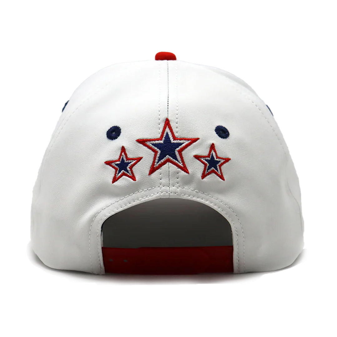 Future Looks Bright USA Valuetainment Rubber Patch White Snapback Hat