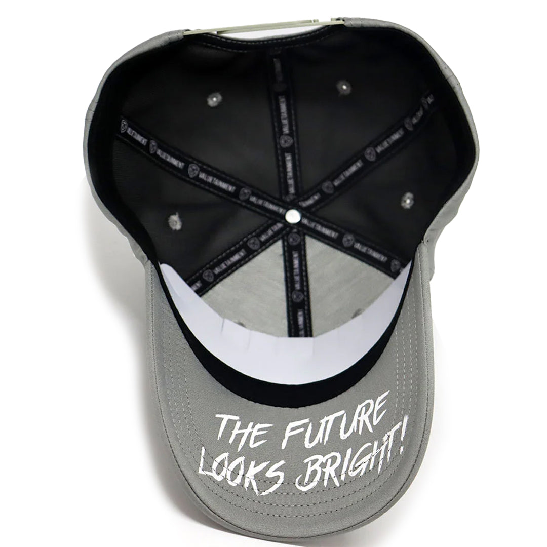 VT Shield Logo Future Looks Bright Grey Snapback Hat