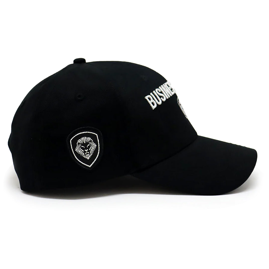 Business is War Silver and Black Snapback Hat