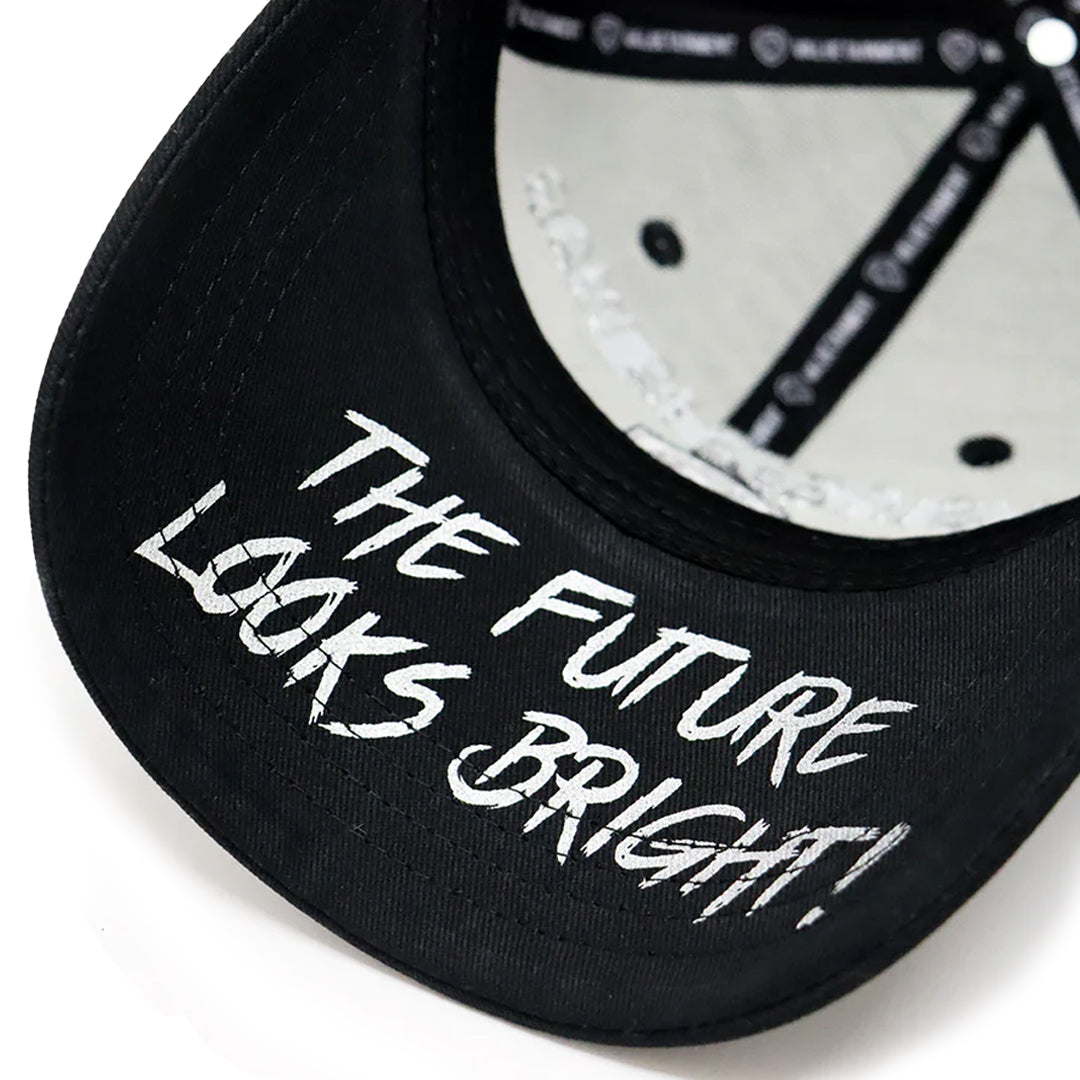 Business is War Silver and Black Snapback Hat