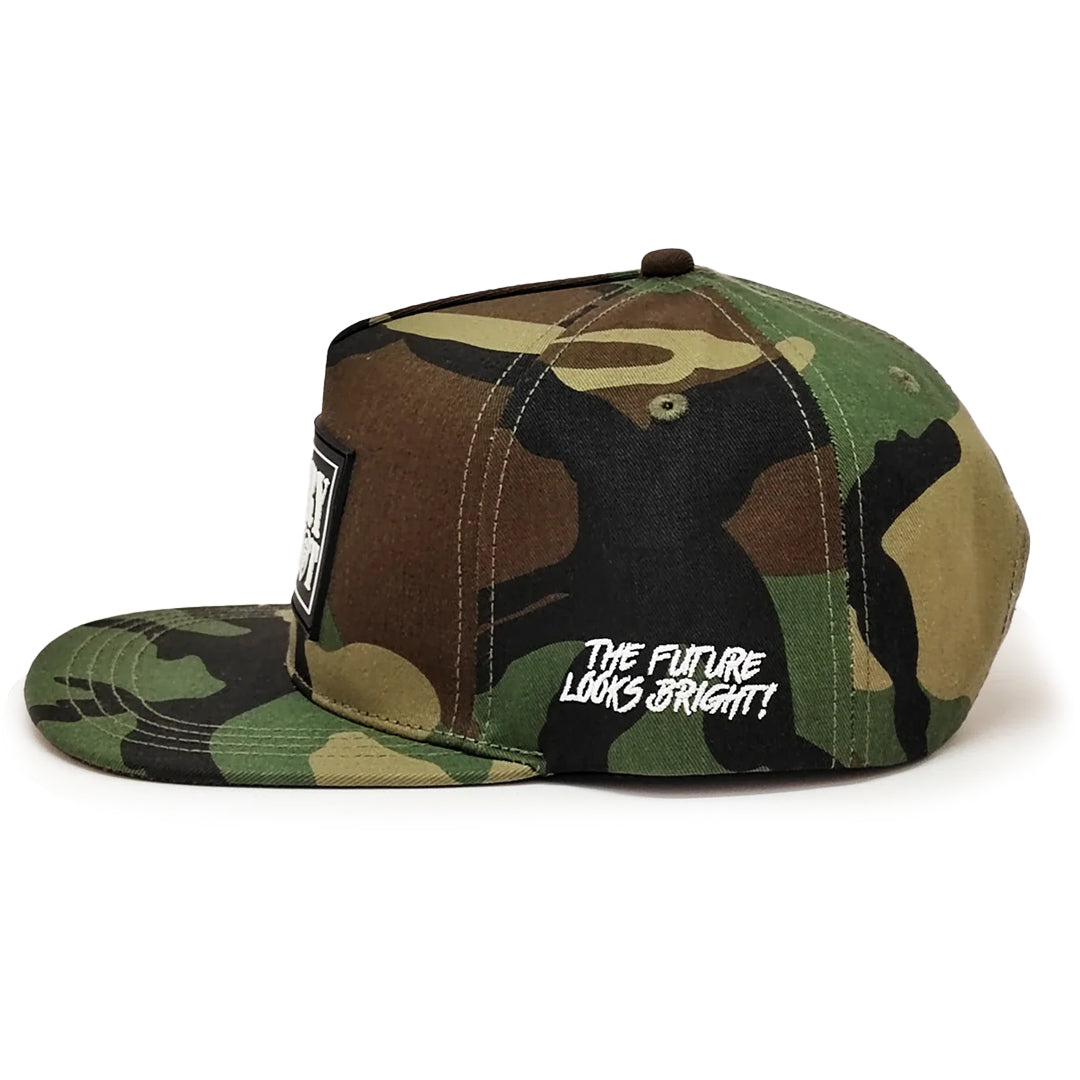 Angry Patriot Patch Flat Bill Snapback Hat