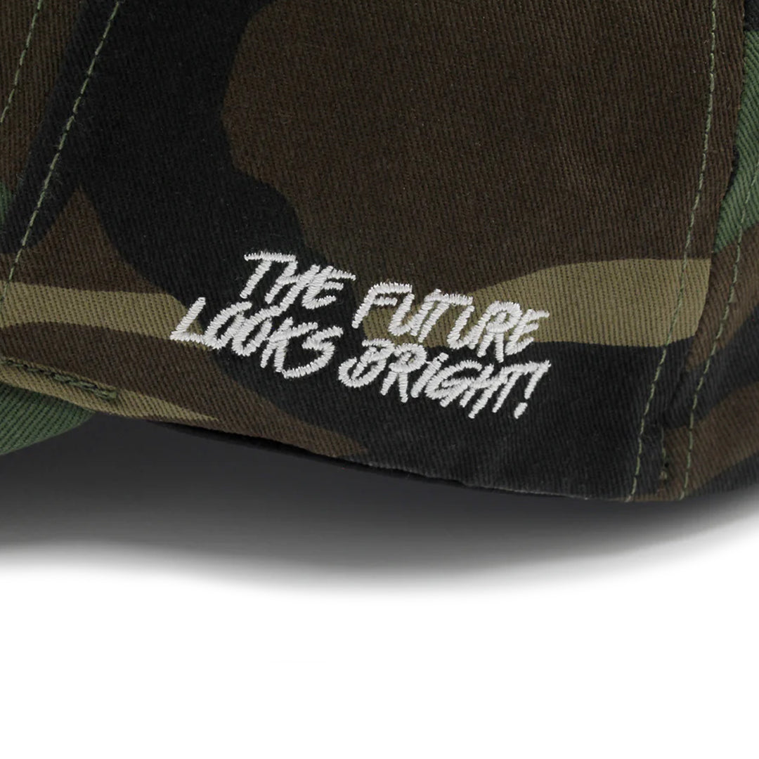VT Shield Logo Future Looks Bright Camo Flex fit hat
