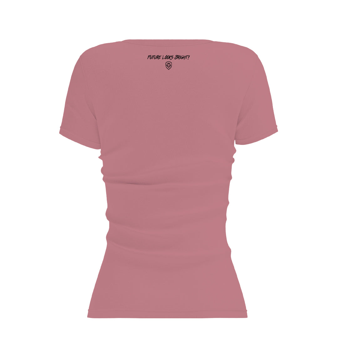 Women's Future Looks Bright Blush VT Mama Short Sleeve T-Shirt