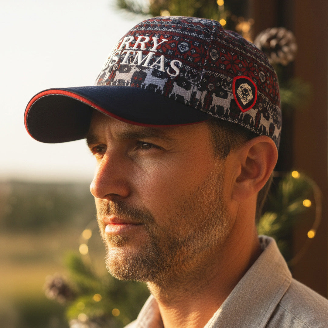 Future Looks Bright Holiday Knit Pattern Snapback Hat