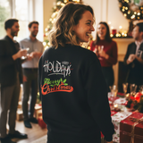 Women's Merry Christmas Crewneck Premium Sweatshirt