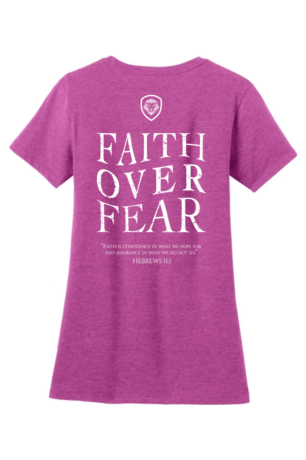 Women's Faith Over Fear Short Sleeves T-Shirt