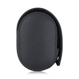 Future Looks Bright Black Embossed Leather Triple Watch Carrier