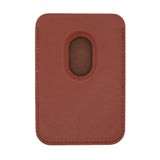 Future Looks Bright Brown Leather RFID Credit Card Holder