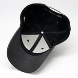 Future Looks Bright Black and Gray Raised Print Snapback Hat