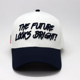 Future Looks Bright Dual Tone Navy and White Snapback Hat