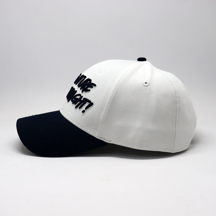 Future Looks Bright Dual Tone Navy and White Snapback Hat