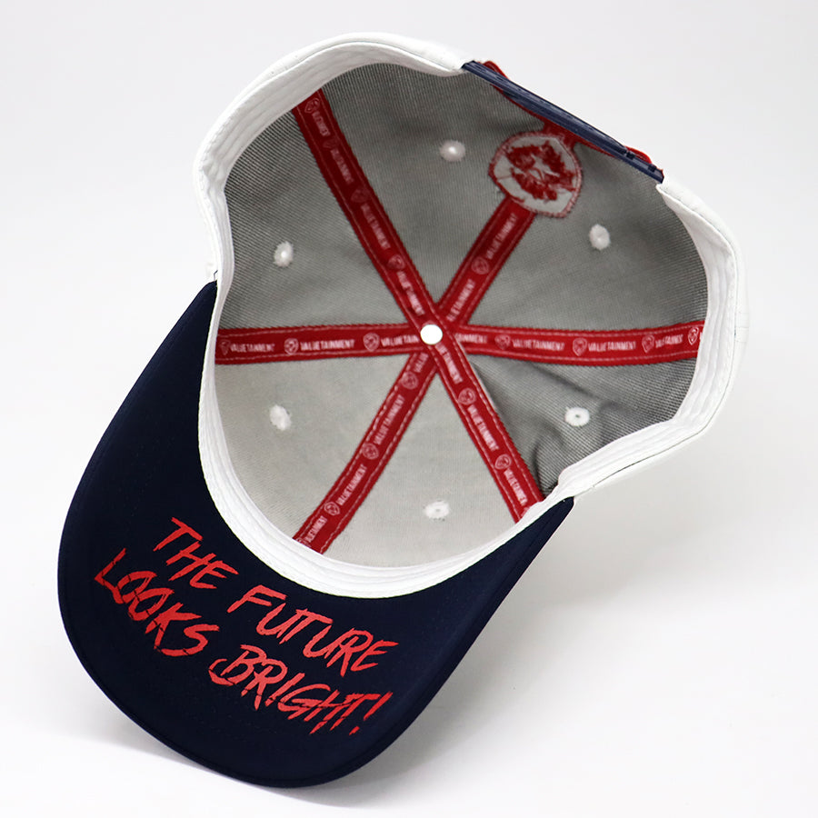 Future Looks Bright Dual Tone Navy and White Snapback Hat