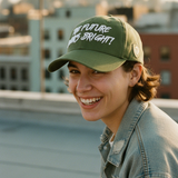 Future Looks Bright Army Green Snapback Hat