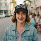 Future Looks Bright Miami Gradient Logo Snapback Hat