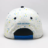 Future Looks Bright Lion Shield Navy and White Speckled Snapback Hat