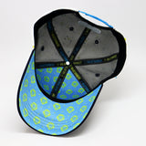 Future Looks Bright Lion Shield Navy and White Speckled Snapback Hat