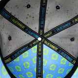 Future Looks Bright Lion Shield Navy and White Speckled Snapback Hat