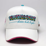 Future Looks Bright Valuetainment Orlando White and Teal Snapback Hat