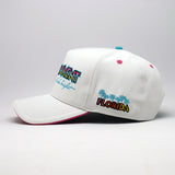 Future Looks Bright Valuetainment Orlando White and Teal Snapback Hat