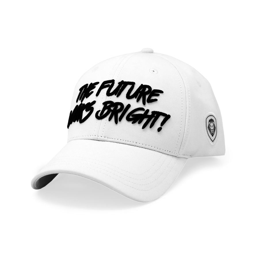 Future Looks Bright White & Black Snapback Hat