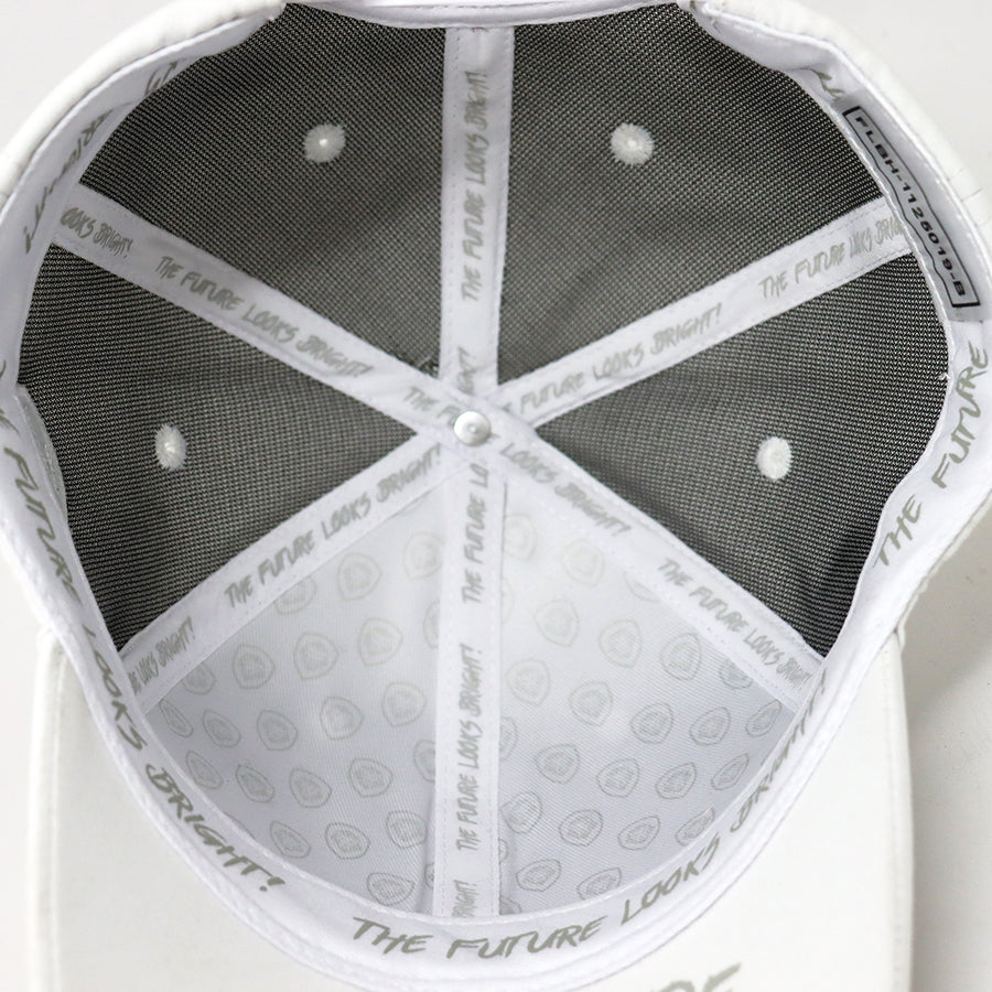 **Limited Edition** 1 of 150 Future Looks Bright White Out Snapback Hat