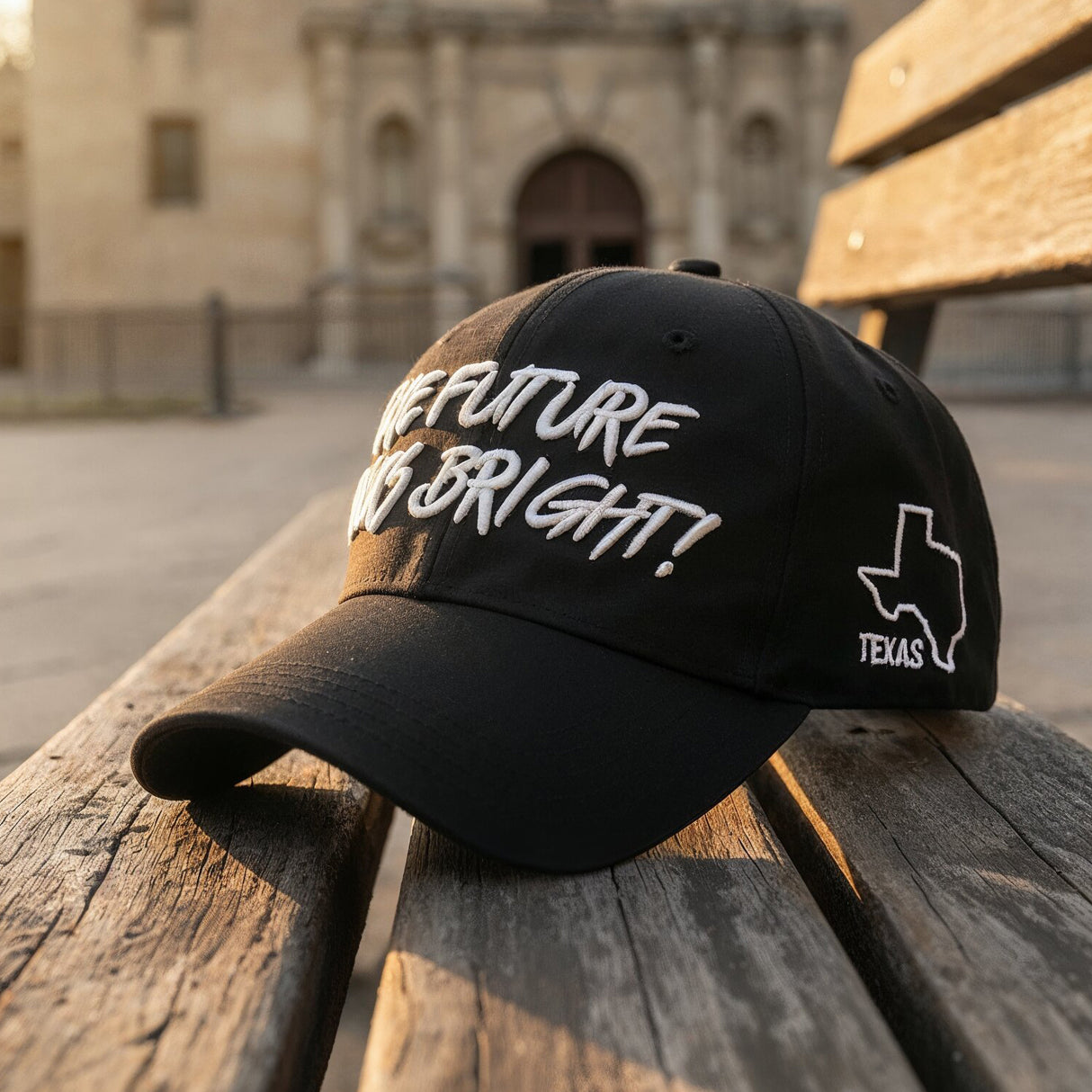Texas State Future Looks Bright Black Snapback Hat