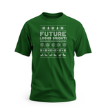 Future Looks Bright Green Christmas Short Sleeve T-Shirt