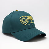 Future Looks Bright Boss Lady Hunter Green and Gold Snapback