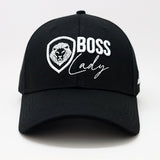 Future Looks Bright Boss Lady Black and White Snapback