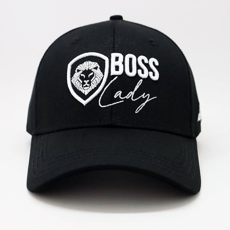 Future Looks Bright Boss Lady Black and White Snapback