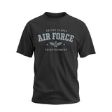 Future Looks Bright US Air Force Black Short Sleeve T-Shirt