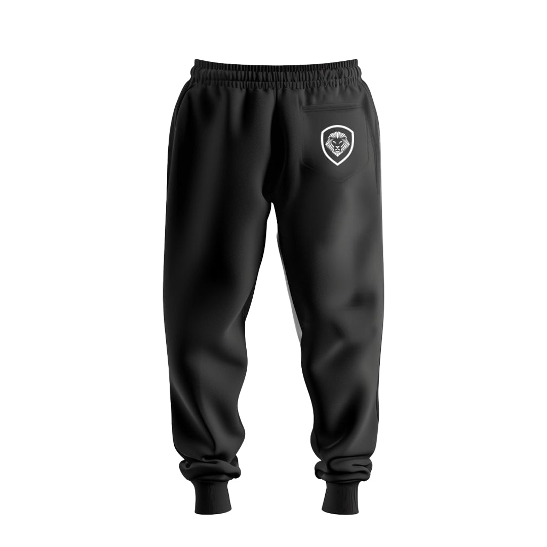 Men's Future Looks Bright White Lion Shield Premium Jogger Pants