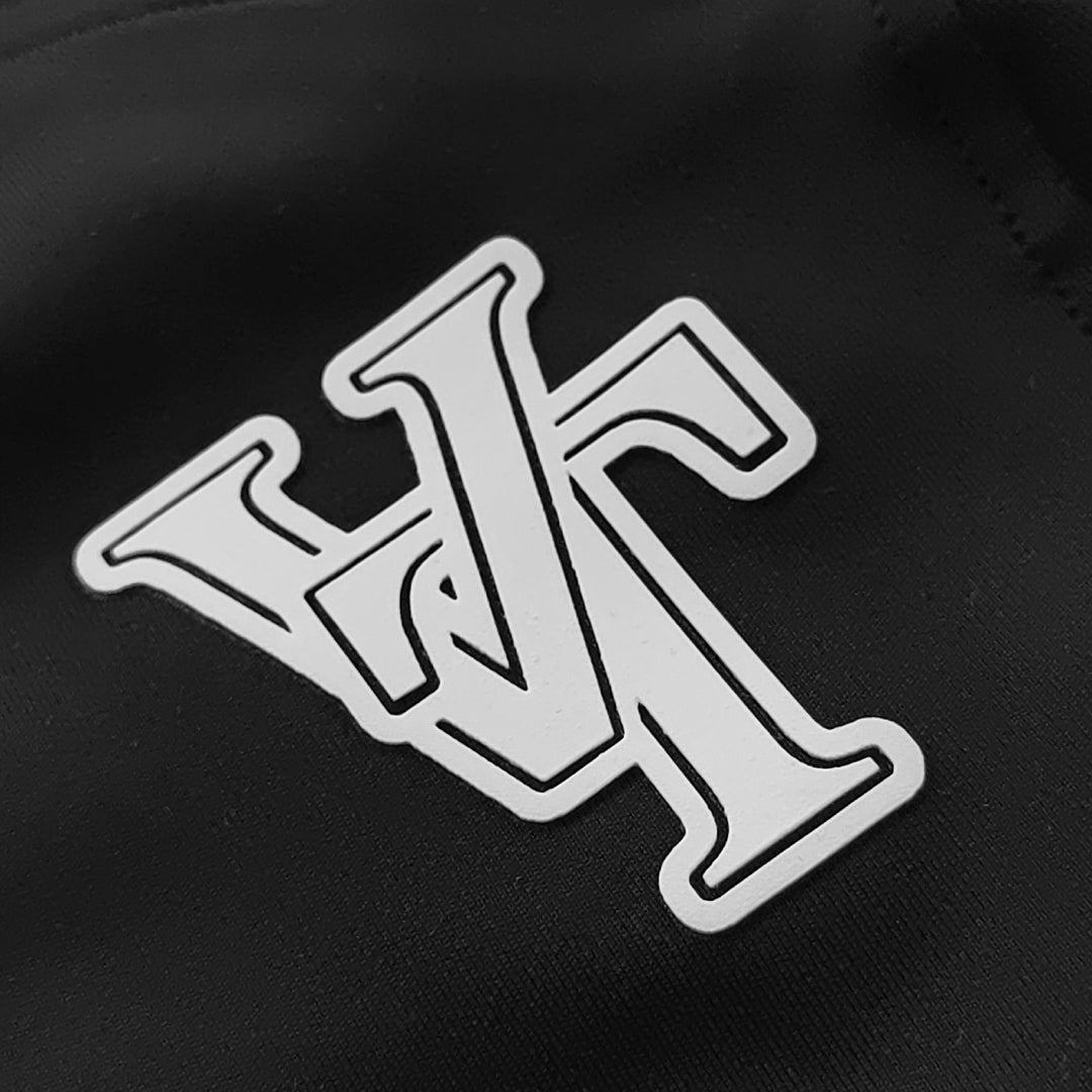Women's Valuetainment VT Logo Black Performance Full Zip Up Jacket