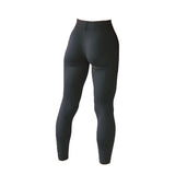 Women's Future Looks Bright Black and Gold High-Performance Leggings