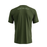 Future Looks Bright Army Green Performance Short Sleeve T-Shirt