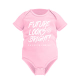 Future Looks Bright! Infant Short Sleeve Baby Onesie