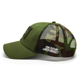 Future Looks Bright Army Green Camo Trucker Patch Snapback Hat