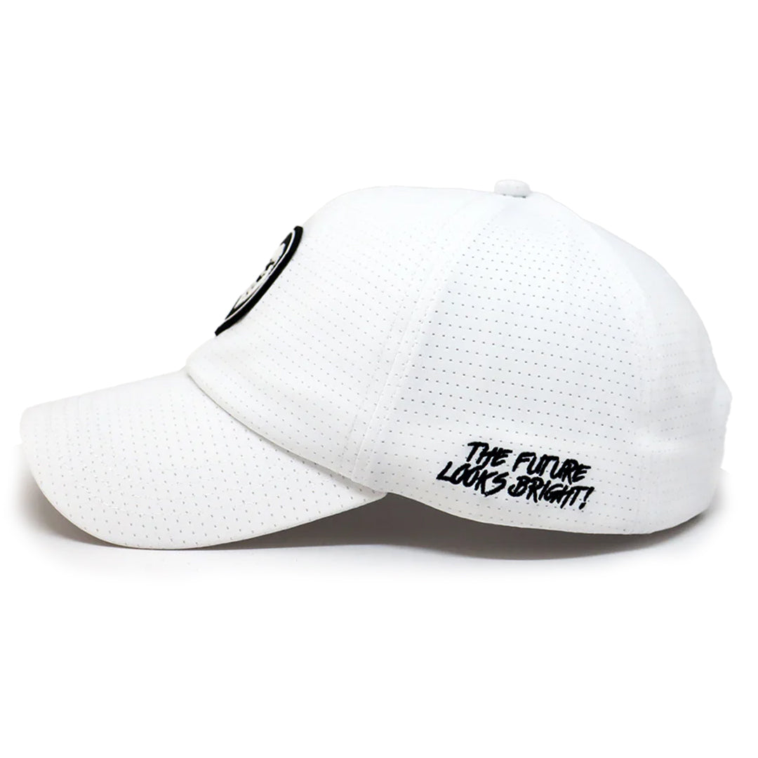 VT Shield Future Looks Bright White Velcro Performance Perforated Hat