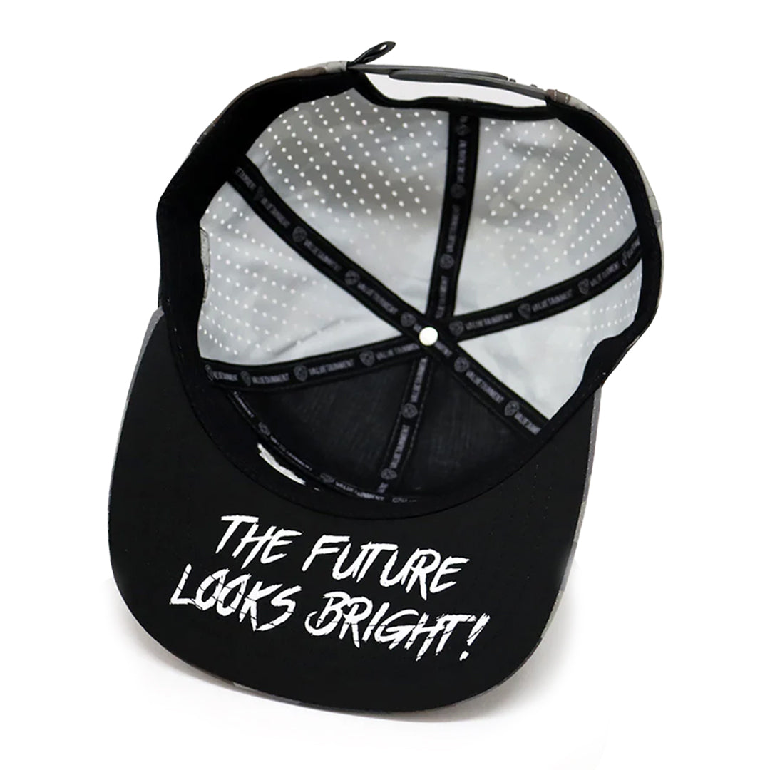 Future Looks Bright Light Brown Camo Flat Bill Waterproof perforated Snapback Hat