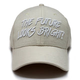 Future Looks Bright Ivory Cream Canvas Snapback Hat