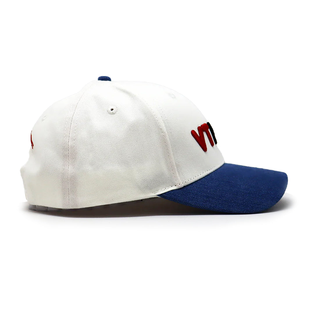 Future Looks Bright VT MOM White & Denim Dual Tone Snapback Hat