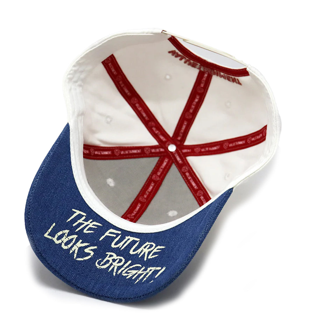 Future Looks Bright VT MOM White & Denim Dual Tone Snapback Hat