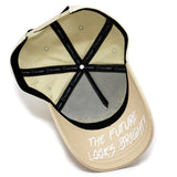 Future Looks Bright Beige Snapback hat