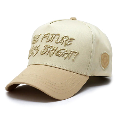 Future Looks Bright Beige Snapback hat