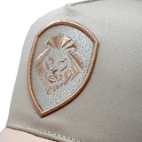 VT Shield Future Looks Bright Peached Suede Brim with leather strap Hat