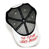 Future Looks Bright 45-47 Inauguration White Snapback Hat